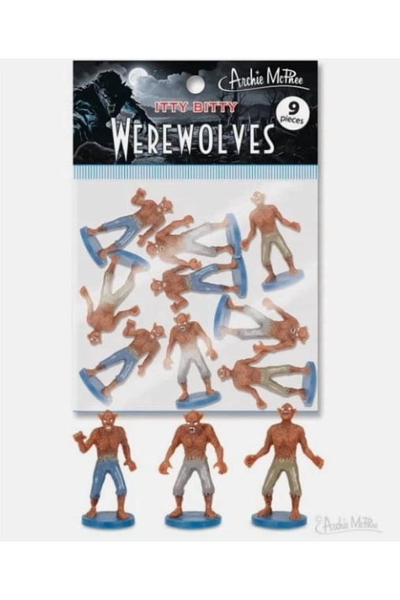 ITTY BITTY WEREWOLVES - 9 Piece Assortment