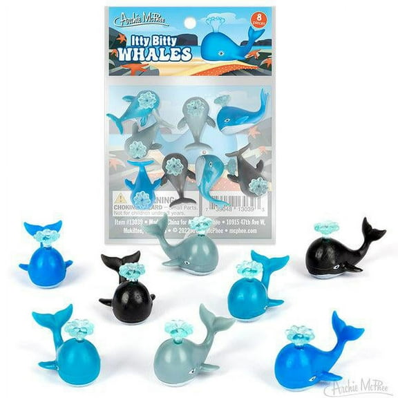 ITTY BITTY WHALES - 8 Piece Bag