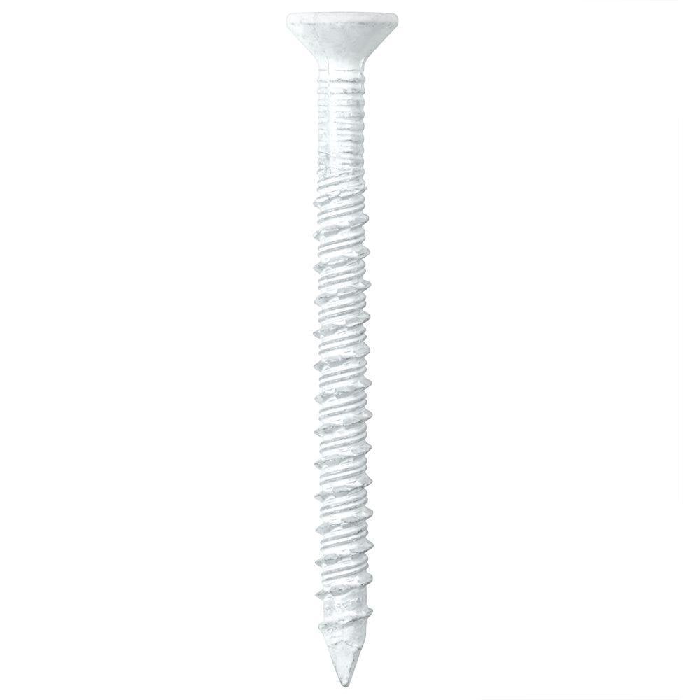 ITW 24391 Tapcon 1/4 in. x 3-1/4 in. Phillips Flat-Head Rh Concrete Anchor, 75-per Pack, 3.25 inches, Blue,White