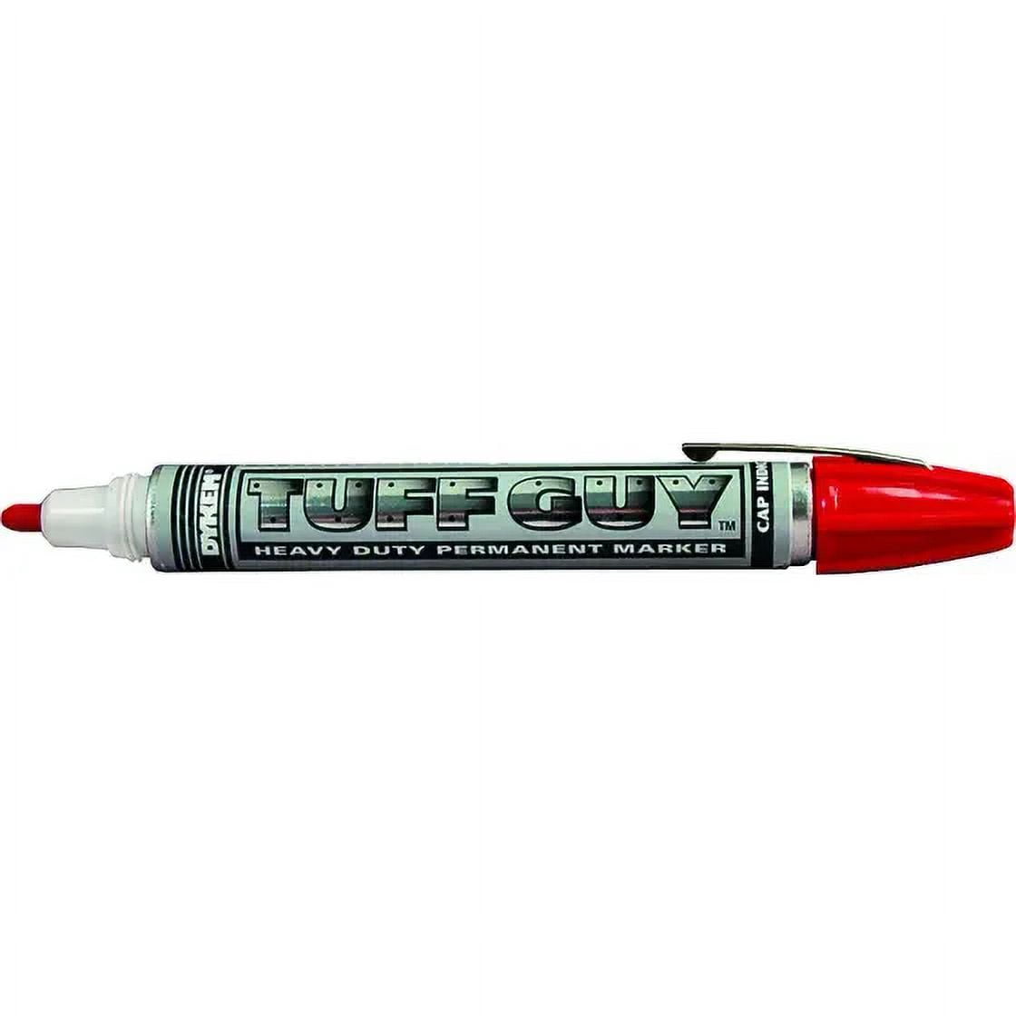 ITW Brite Mark Medium Felt Tip Marker - Red