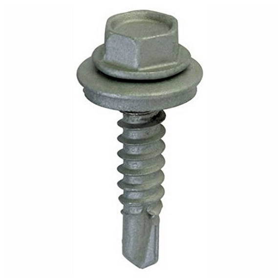 ITW Brands 21418 12 x 1 in. Zinc Metal Roof Screw