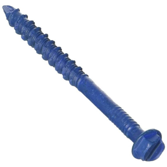 ITW Brands Concrete Anchors - Hex Washer Head, Easy-to-Use - 8 Pack, 1/4" x 2-3/4"