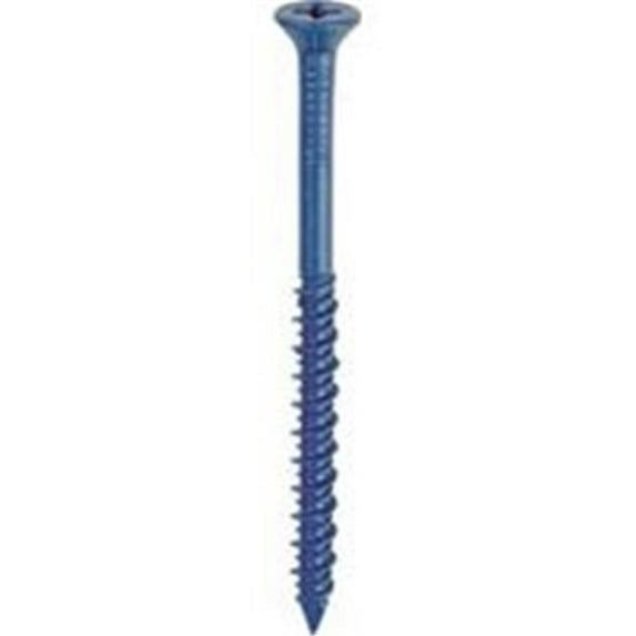 ITW Brands 607117 0.18 x 1.25 in. Anchor Steel Concrete Screw, Blue - Pack of 75