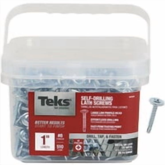 ITW Brands Teks Modified Truss Head Drill Point Lath Screws