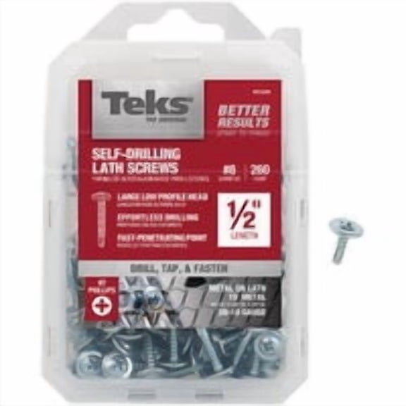ITW Brands Teks Modified Truss Head Drill Point Lath Screws