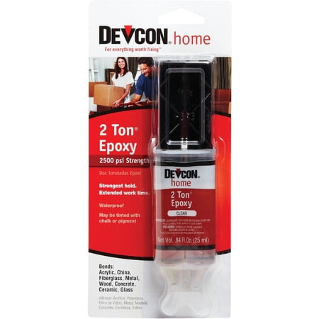 6-pack Devcon Epoxy S-31 - 2 Ton Strength, Clear - 6 Pack, 1 oz — Residential Use, Standard Application