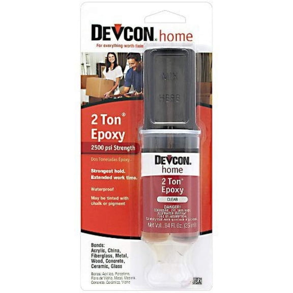 ITW Devcon 31345 6 Pack S-31 1 oz. 2 ton Epoxy, Clear