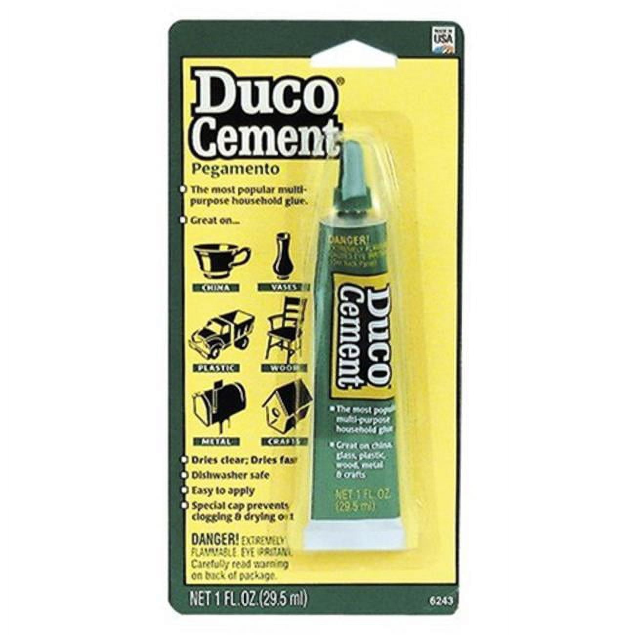 3 Pack Duco Plastic & Model Cement Fast Dries Clear 0.5 fl oz each New  Sealed