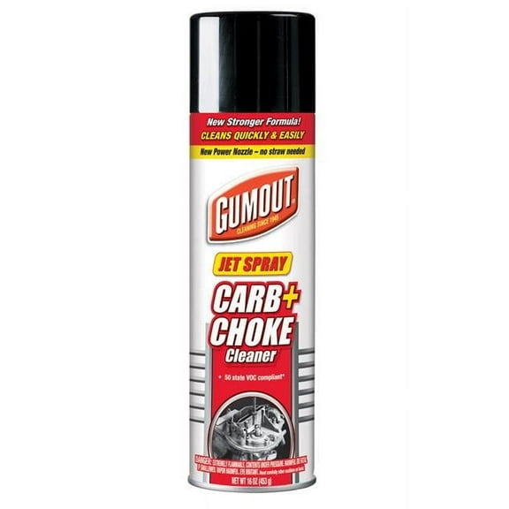 Gumout Carburetor Cleaner, Aerosol Can, 16 oz, Solvent, Liquid 800002230