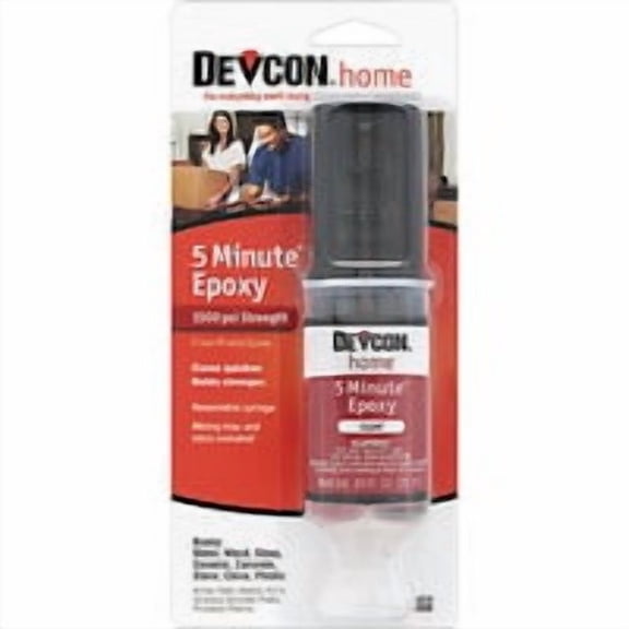 ITW Global Brands Devcon 5 Minute Epoxy Syringe - Pack of 3