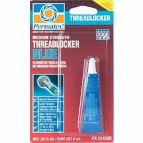 ITW Global Brands PERMATEX Medium Strength Threadlocker - Pack of 7