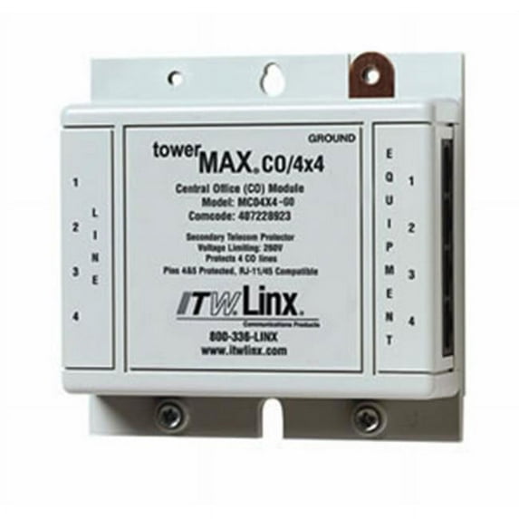 ITW Linx towerMAX CO/4x4 - Surge protector - for towerMAX 4 KSU, 8 COM/DATA, 8 KSU