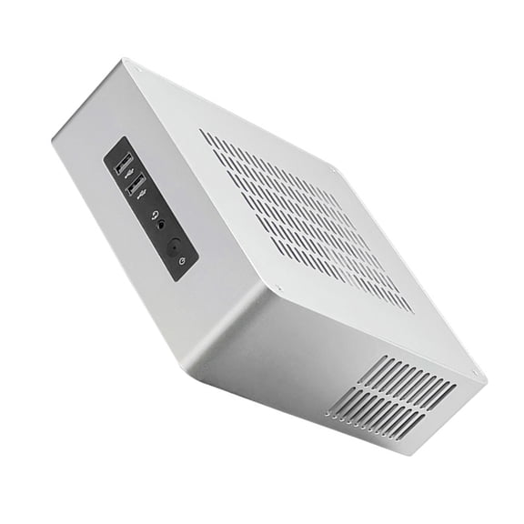 ITX Computer Case TA65 Desktop Case Industrial Control HTPC PC Case Monitoring Server Chassis with USB3.0 Port