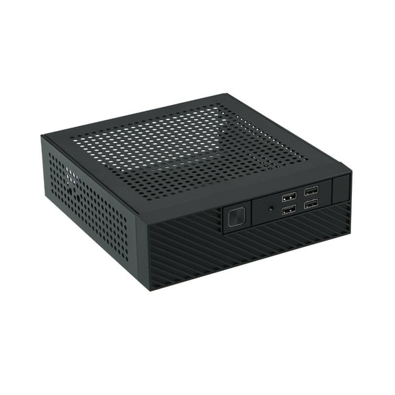 ITX HTPC Desktop Computer Chassis HTPC Case Frame Heat Dissipation HTPC Case for Home Video Computer