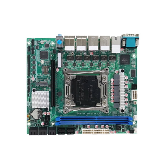 ITX Motherboards 10 SATAs RAIDs 6x2.5Gb Port Fast Speed Networking For Servers Applications