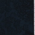 thumbnail image 1 of ITY Dark Teal Blue Snakeskin Print Jersey Knit, Fabric Sold By the Yard, 1 of 1