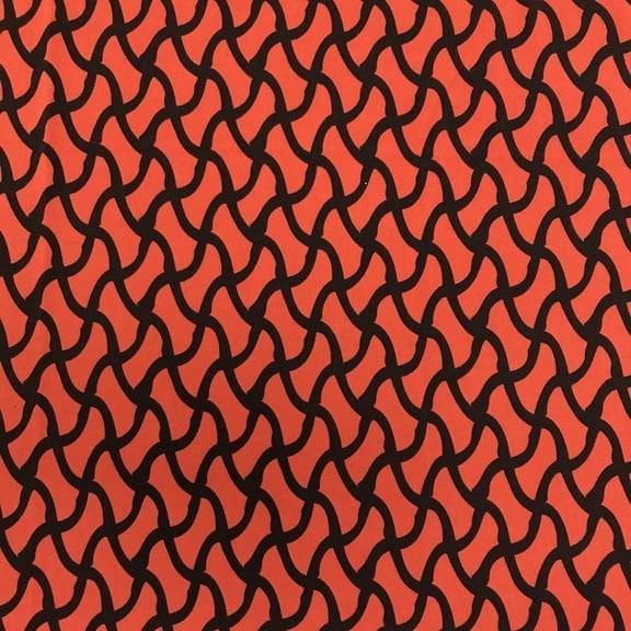 ITY Fabric Braid (14-1) Print Polyester Lycra Knit Jersey 2 Way Spandex Stretch 58" Wide