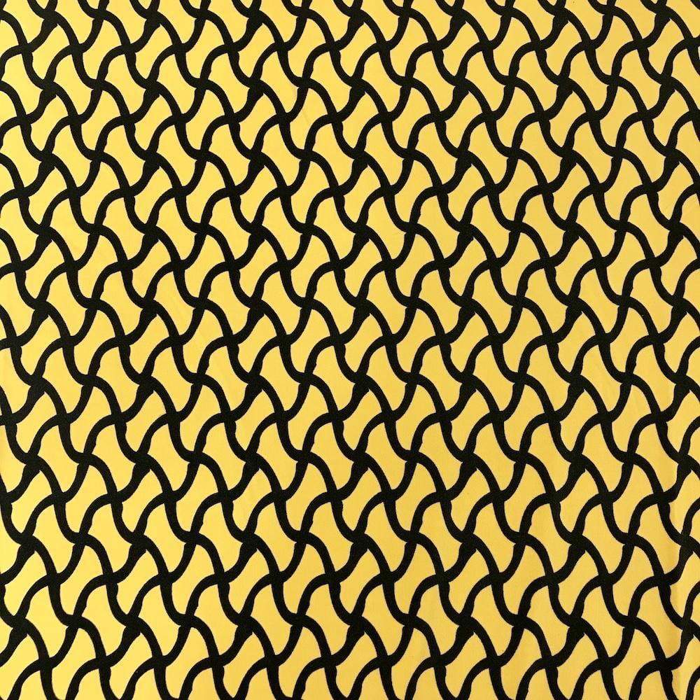 ITY Fabric Braid (14-5) Print Polyester Lycra Knit Jersey 2 Way Spandex Stretch 58" Wide