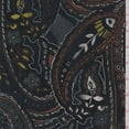 thumbnail image 1 of ITY Knit Navy/Green/Brown Sequin Paisley, Fabric Sold By the Yard, 1 of 1