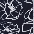 thumbnail image 1 of ITY Knit Navy/White Modern Floral, Fabric By the Yard, 1 of 1