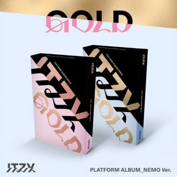 ITZY - [GOLD] 9th Mini Album PLATFORM ALBUM NEMO BLUE Version