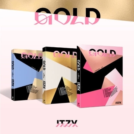 ITZY - [GOLD] 9th Mini Album STANDARD ROSE GOLD Version