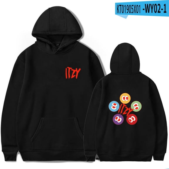 ITZY Hoodie Streetwear Crazy In Love Graphic Kpop Printed Logo Fashion New Women/Men Loose Casual Pullovers