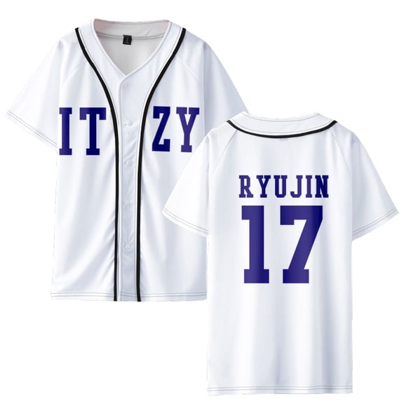 ITZY None of My Business RYUJIN YUNA Merch Jacket T-Shirt Tee Cosplay Men/Women Summer KPOP Tshirt