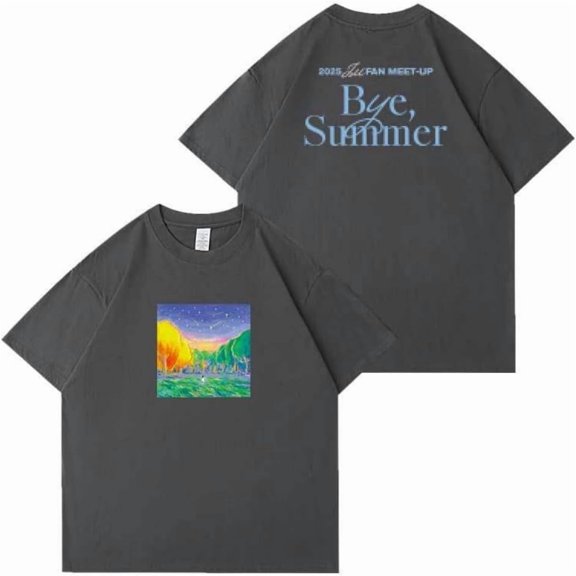 IU 2025 Fan Meet-Up Bye Summer Cotton T-Shirt - IUana Merch
