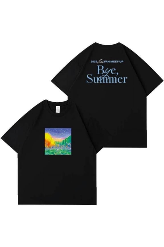 IU 2025 Fan Meet-Up Bye Summer Cotton T-Shirt - IUana Merch