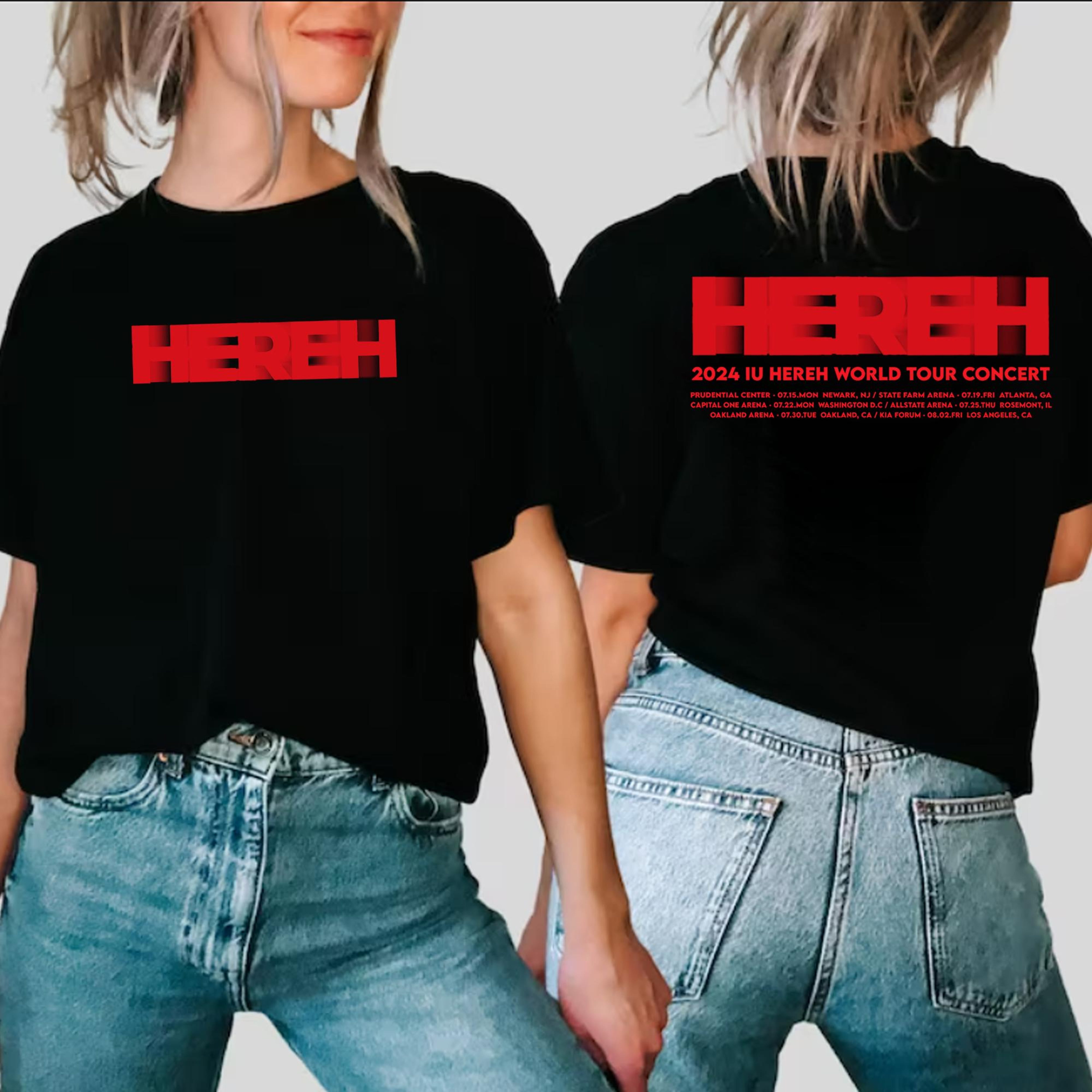 IU HEREH 2024 World Tour Tshirt, The Winning New Album Shirt, IU Lee