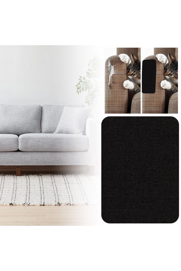 1 Pc 4.3 X 6.3 Inch Linen Repair Adhesive Fabric Patch, Self-Adhesive Linen Upholstery Repair Patch for Sofas Couches Furniture Bags Car Seats, Linen Fabric Repair Kit