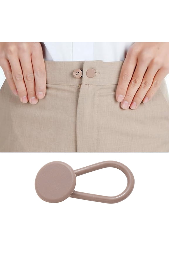 No-Sew Jeans Button Extender, Instant Waistband Extender for Pants, 11.8 Inch Adjustable Waist Extender for Men Women, Invisible Pants Button Extender for Jeans Skirts