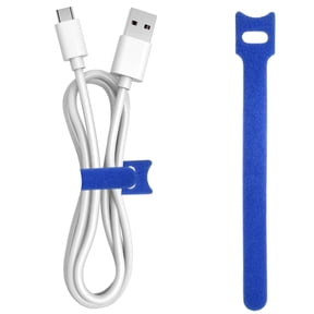 IUAMXWU Reusable T-Type Adhesive Cable Ties, Multi-Color Adjustable Wire Organizer Straps, Self-Adhesive Hook and Loop Cable Management for Home Office Electronics Desk