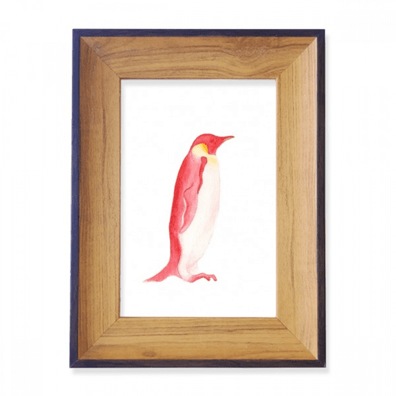 IUCN Endangered Animals Red Emperor Penguin Photo Frame Exhibition Display Art Desktop Painting