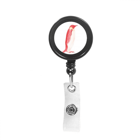 IUCN Endangered Animals Red Emperor Penguin Retractable Keychain Badge Holder ID Badge