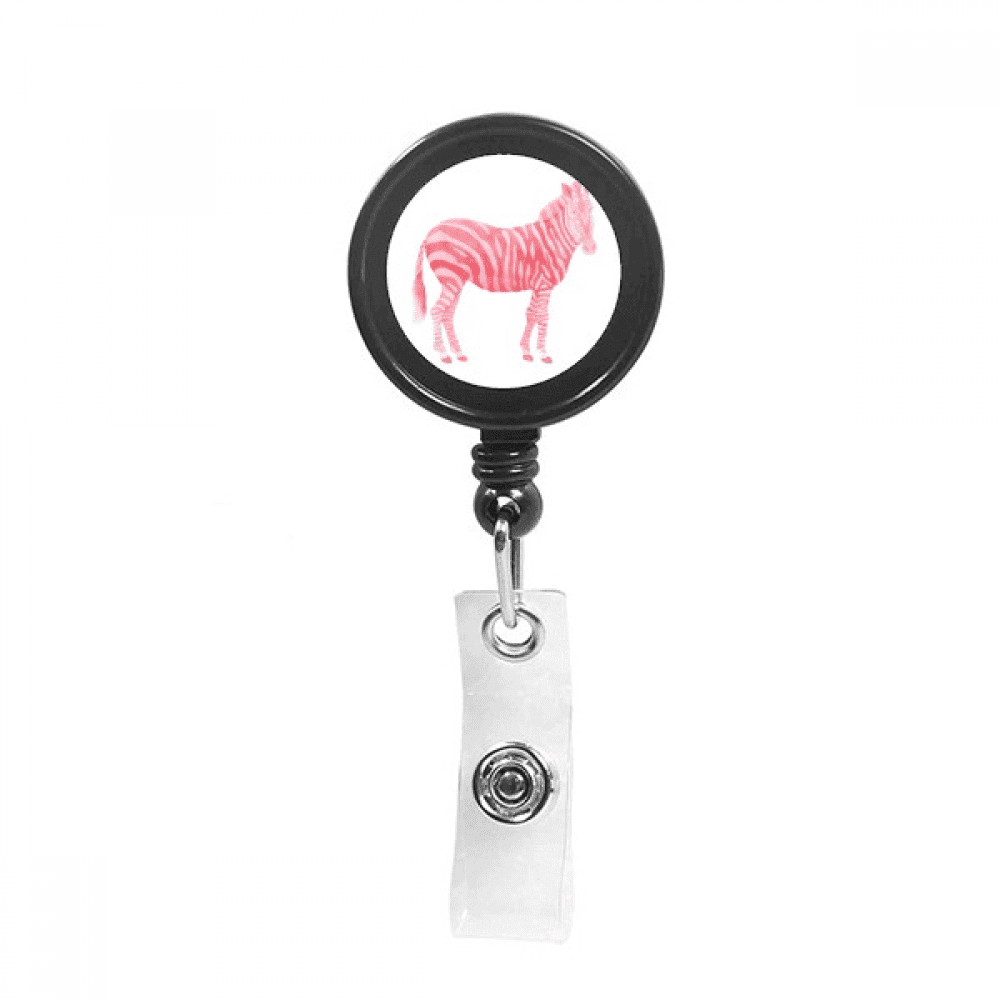 IUCN Endangered Animals Red Pinto Retractable Keychain Badge Holder ID Badge