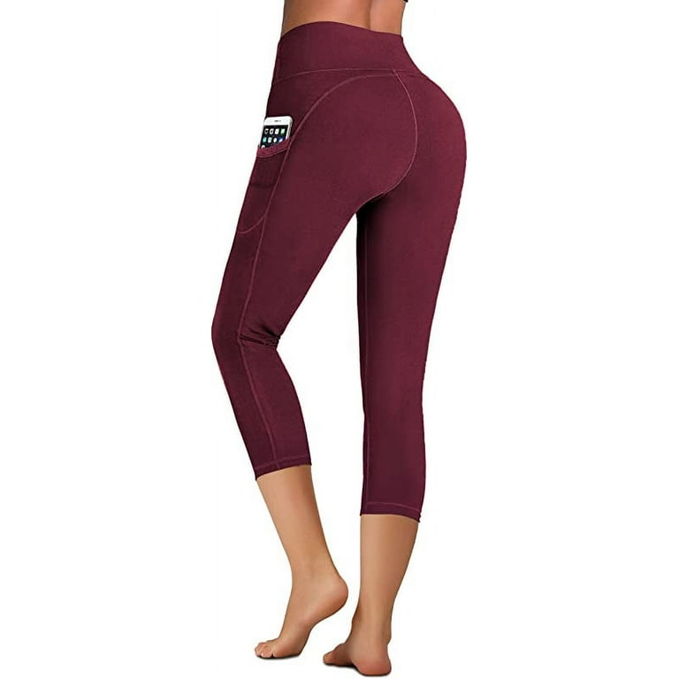GetUSCart- Fengbay 3 Pack High Waist Yoga Pants, Pocket Yoga Pants Tummy  Control Workout Running 4 Way Stretch Yoga Leggings