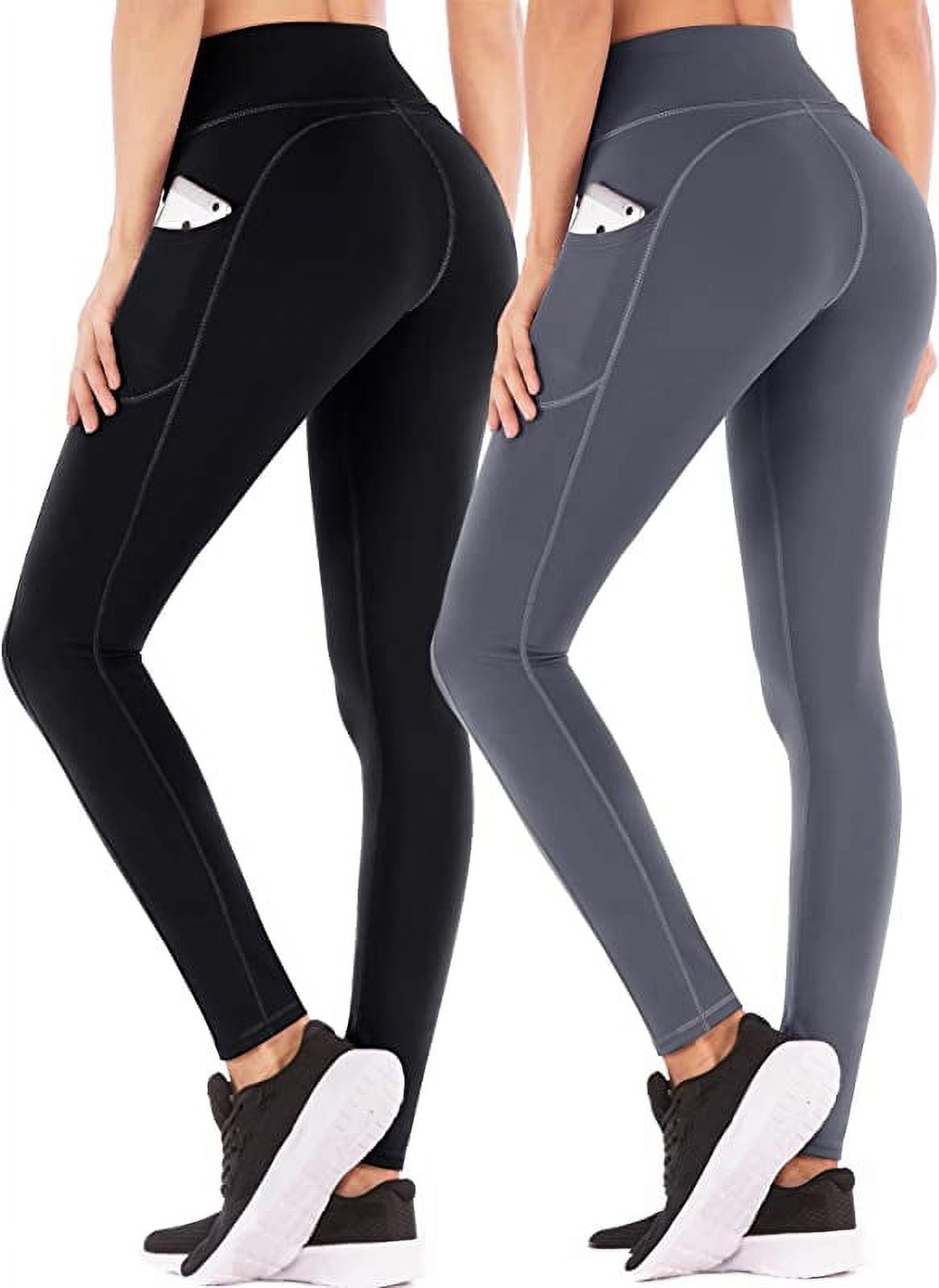Iuga Yoga Pants With Pockets, Workout Running Leggings With