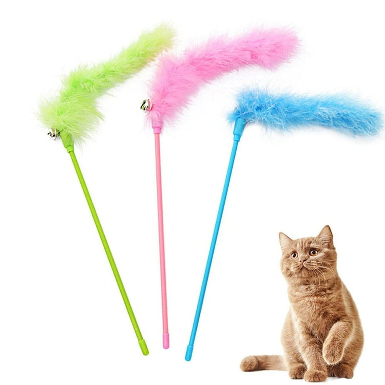 Cat feather teaser wand 2025