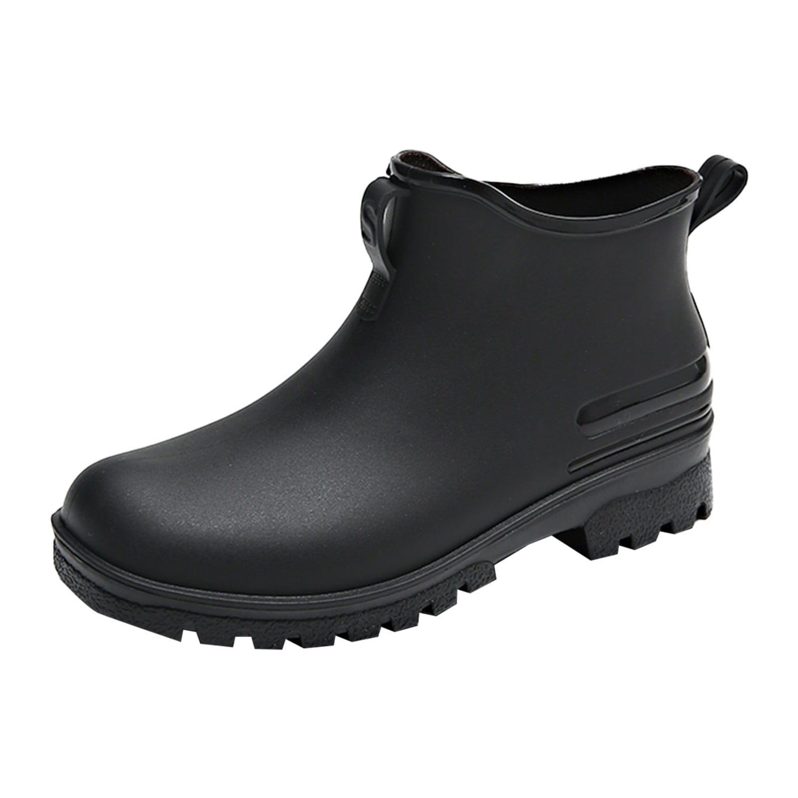 IUJSOY Ankle Rain Boots for Women Men Comfort Waterproof  display picture 2