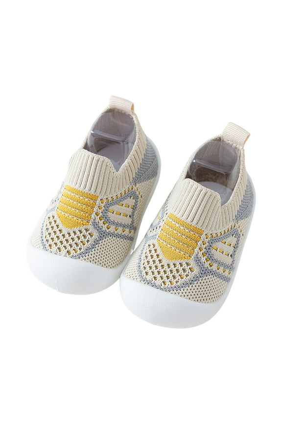 Baby Knit Sock Shoes Toddler Walking Shoes Non-Slip Slippers First Sneakers for Boy Girl