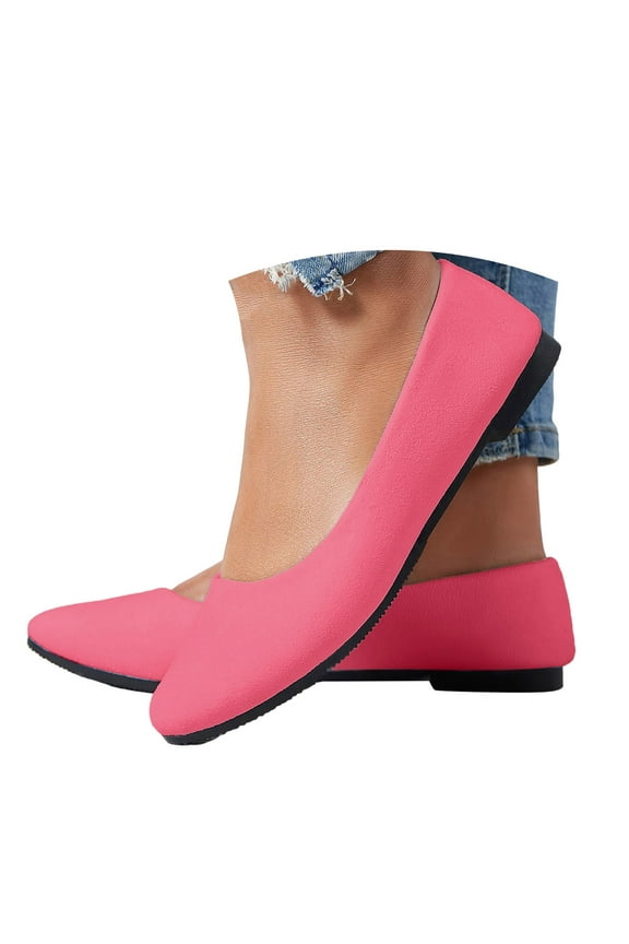 Ballet Flats Shoes for Women 2025 Comfortable Pointed Toe Slip on Dress Shoes Casual Flat
