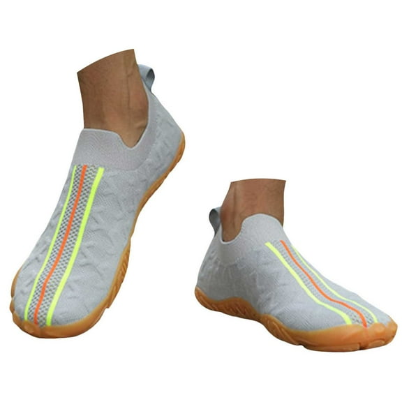 IUJSOY Barefoot Shoes Women Men Wide Toe Slip on Beach Walking Shoes Breathable Travel Sneakers