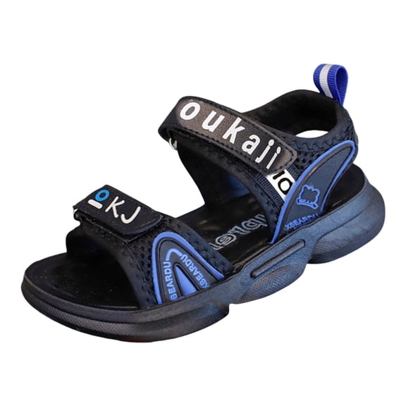 IUJSOY Boys Girls Sandals Summer Outdoor Athletic Kids Sport Water Shoes Non-Slip Beach Sandals