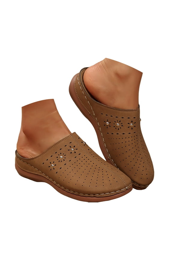 Clogs for Women Slip on Slides Sandals Comfortable Closed Toe Arch Support Walking Shoes