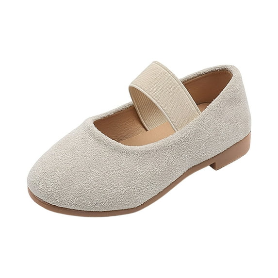 IUJSOY Girls Dress Shoes Mary Jane Shoes Ballet Flats Comfort Slip on Shoes School Shoes for Girls