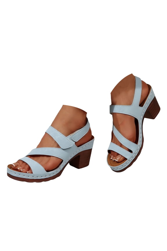 Gladiator Sandals for Women 2025 Open Toe Slingback Heels Strappy Hollow out Summer Pumps