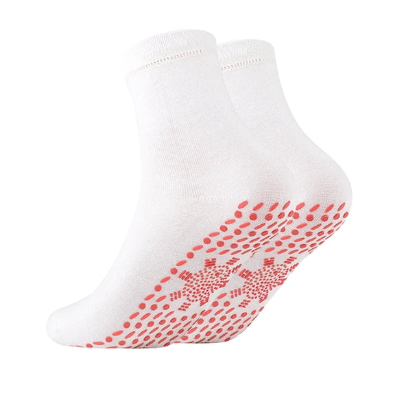 IUJSOY Heated Socks for Women Men Winter Warm Breathable Cotton Socks for Outdoor Skiing Camping
