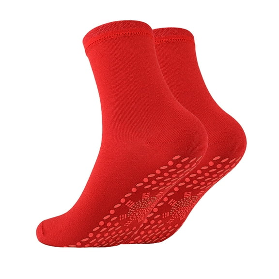 IUJSOY Heated Socks for Women Men Winter Warm Breathable Cotton Socks for Outdoor Skiing Camping